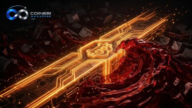 Visual representation of Bitcoin price resilience holding steady amid economic shifts.