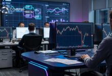 The sudden Hyperliquid flash crash represented on a trading terminal.
