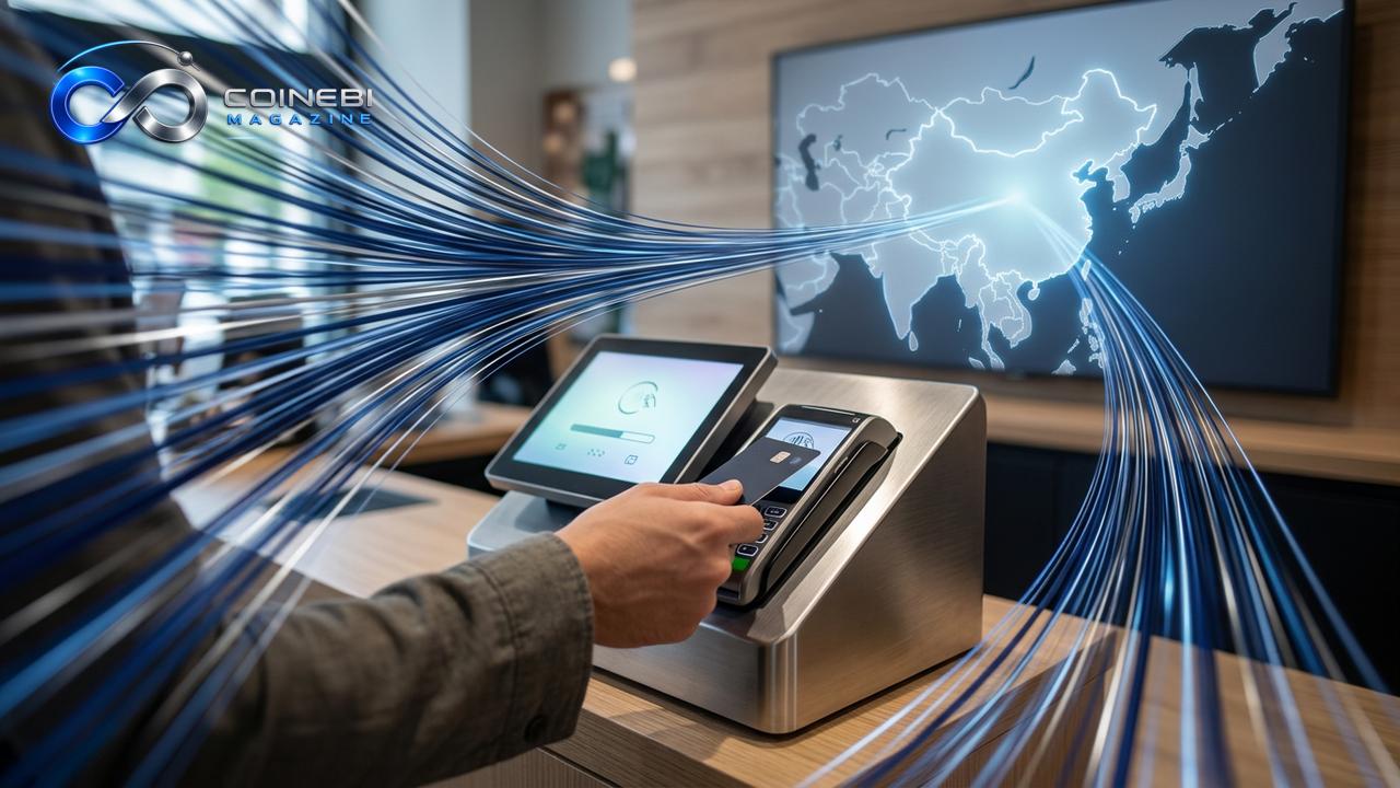 The new Kinexys blockchain payment network connecting global commercial banks.
