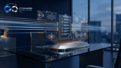 The newly launched Aquarius software acting as an automated MiCA compliance tool.