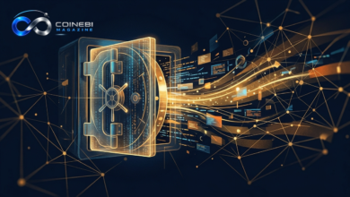 Slipped seized crypto funds glowing digital vault secure custody failure