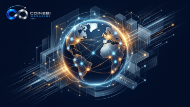 The SWIFT blockchain ledger connecting global financial institutions for faster payments.