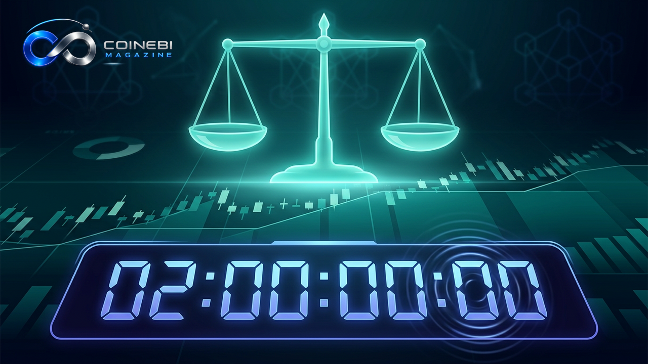 Digital clock showing a two-year USDT regulatory countdown