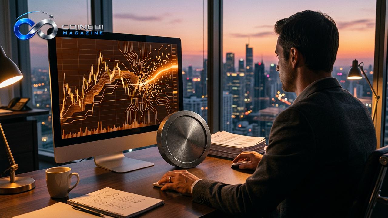 Deconstructed digital charts showing failed Bitcoin liquidation warning signs during market crashes.