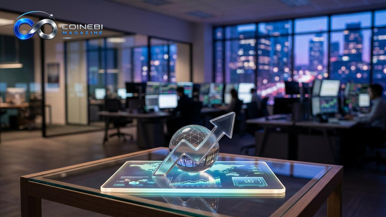 Clean digital interface representing Gen Z crypto investment shifting toward ETFs.