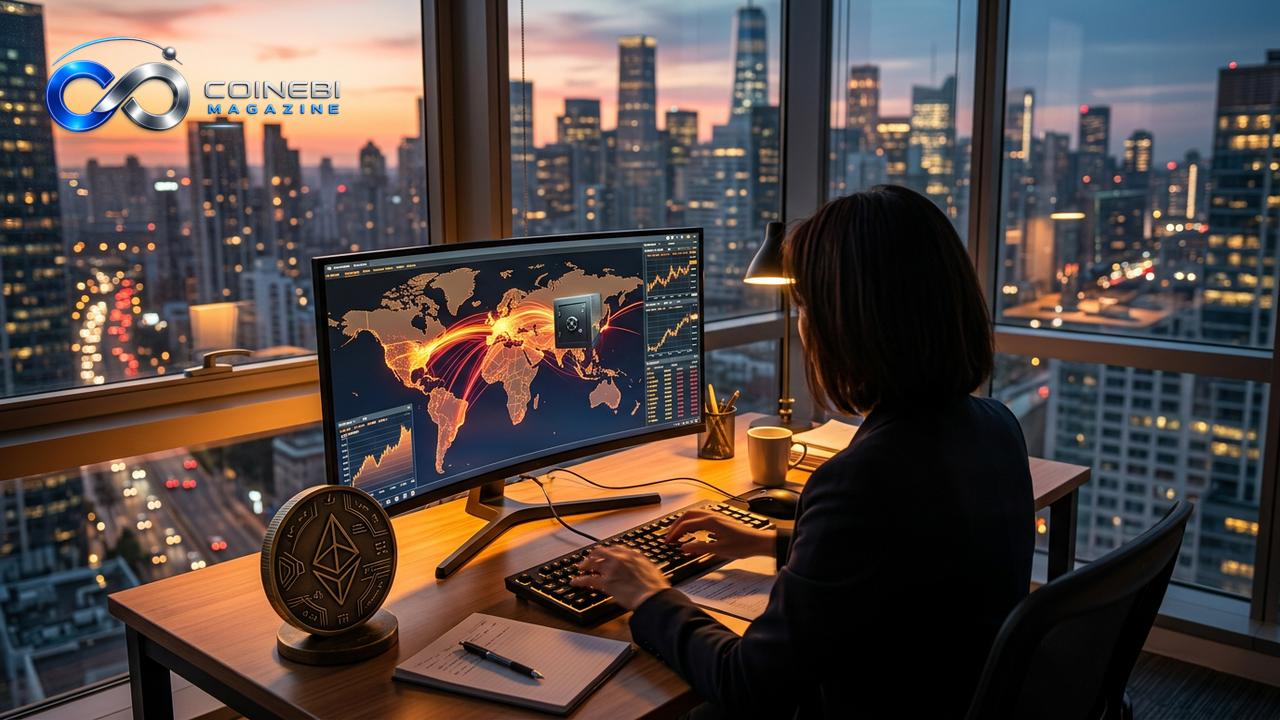 Visual representation of the Lazarus Group Bitcoin asset transfer over blockchain.