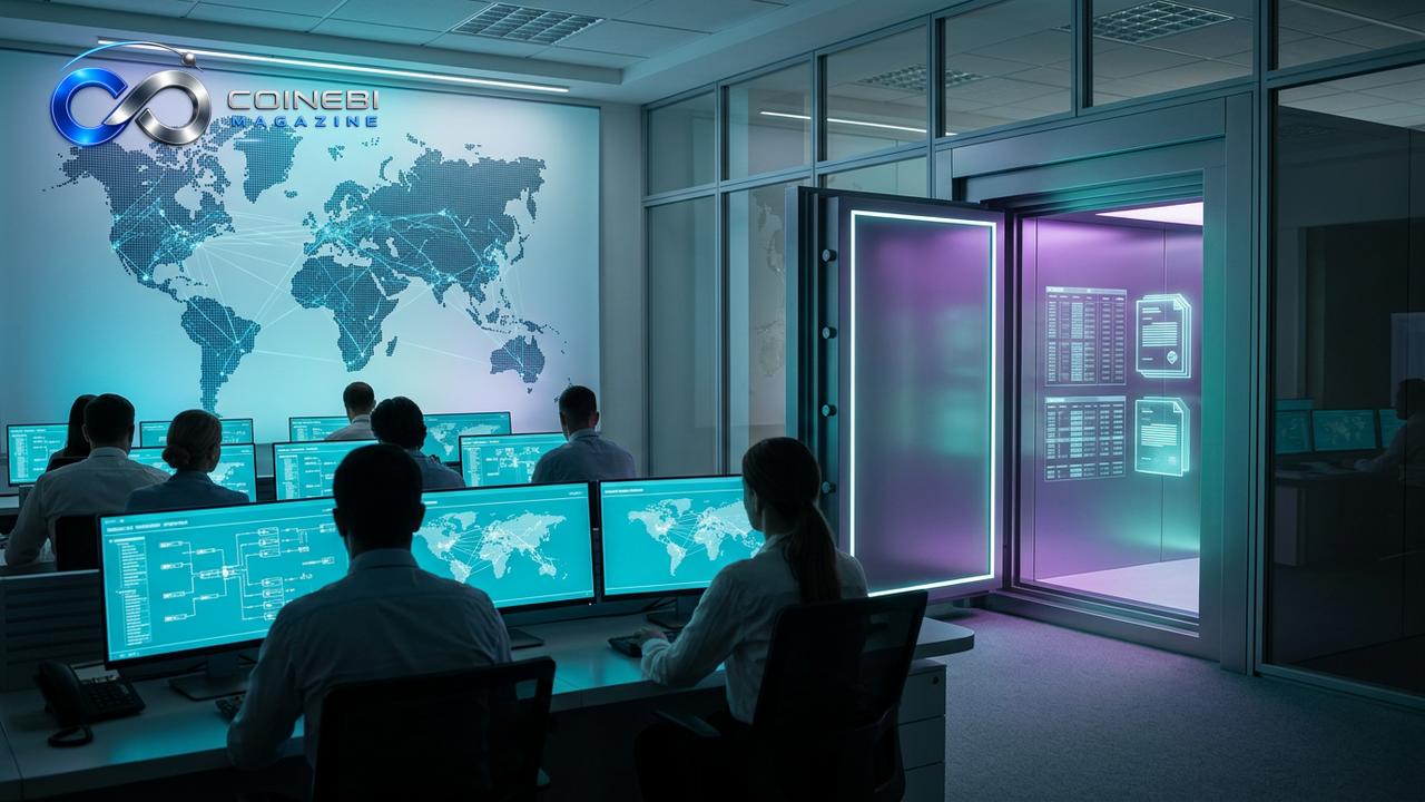 The opening of a digital vault representing a new class of crypto banks.