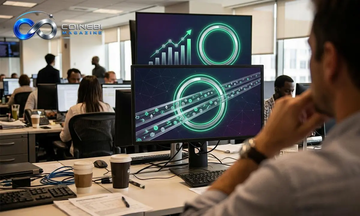 A visual metaphor of THORChain system income flowing through liquidity pathways.